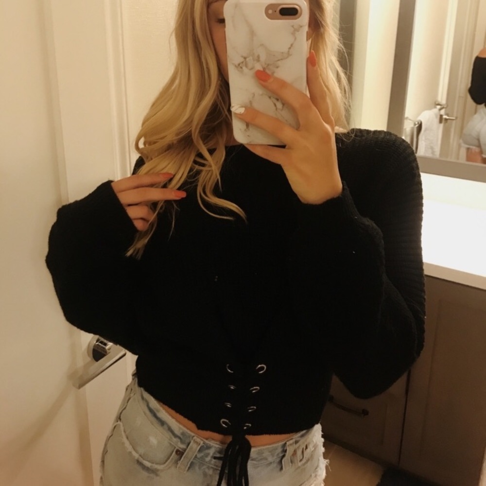LF Seek The Label Black Sweater